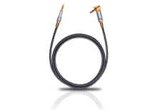 Stereo cable, JACK 3.5 mm to 90° JACK 3.5 mm PREMIUM, 1.5 m